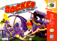 Rocket Robot on Wheels PAL Nintendo 64 PAL box art